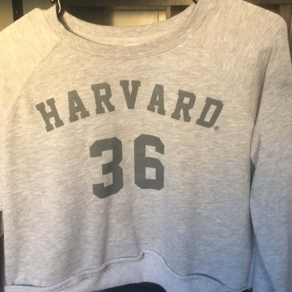 Harvard cropped shirt